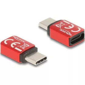   Delock USB adatblokkoló USB Type-C  csatlakozó - USB Type-C  aljzat 240 W