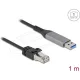 Delock USB LAN kábel USB A-típusú   RJ45 Gigabites Ethernet, 1 m