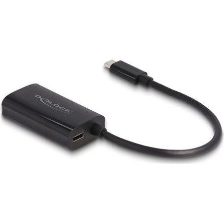 Delock RTL8153B 1Gb/s USB-C RJ45 hálózati adapter Power Delivery 100W