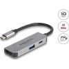 Delock USB Type-C  adapter 4K 60 Hz   s HDMI-hez A- és USB Type-C  PD 95 W porttal