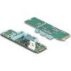 Delock Átalakító, M.2 aljzat B+M nyílással, csatlakozódugó - 4 x USB 5 Gbps A-típusú hüvely 50 cm hosszú kábellel