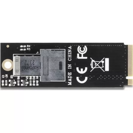 Delock Adapter, M.2 aljzat M nyílással > SFF-8643 NVMe 2260