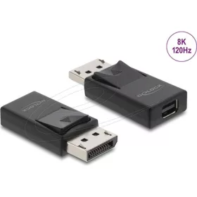   Delock DisplayPort   Mini DisplayPort adapter, 8K, HDR és HDCP támogatással   kétirányú