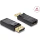 Delock Aktív DisplayPort 1.2 - HDMI adapter 4K HDR funkcióval
