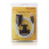 Delock USB 2.0 A -> Serial RS-232 M/M adapter 1.1m szürke +RS232 DB9 to DB25 male adapter