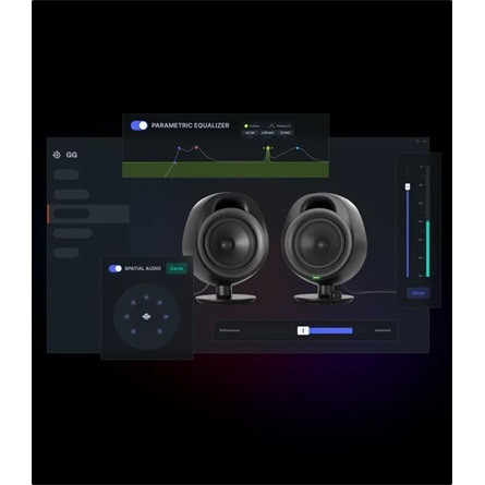 Steelseries Arena 3 2.0 hangszóró fekete (Bontott!)
