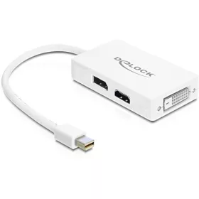   Delock ADA Delock 61768 Displayport mini > Displayport / HDMI / DVI 29tűs adapter
