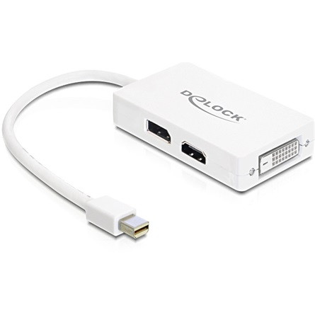 Delock ADA Delock 61768 Displayport mini > Displayport / HDMI / DVI 29tűs adapter