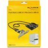 Delock ADA Delock 61893 2 x USB 3.0 + PCI Express Card 2 x USB 3.0 elülső panel