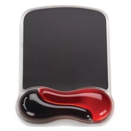 KENSINGTON Egérpad csuklótámasszal (Duo Gel Mouse Pad with Integrated Wrist Support - Red/Black)