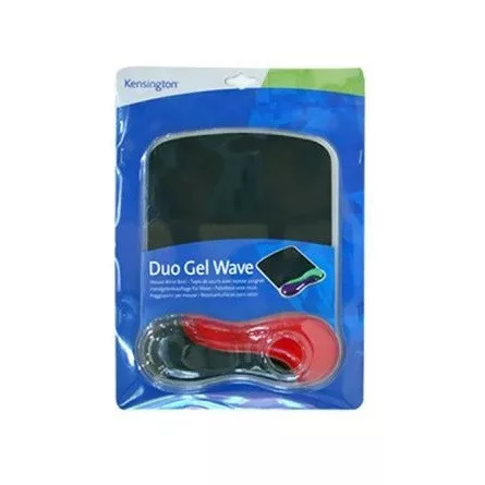 KENSINGTON Egérpad csuklótámasszal (Duo Gel Mouse Pad with Integrated Wrist Support - Red/Black)