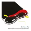 KENSINGTON Egérpad csuklótámasszal (Duo Gel Mouse Pad with Integrated Wrist Support - Red/Black)