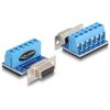 Delock USB-A 2.0 -> Serial RS-422/485 M/M adatkábel 0.8m fekete