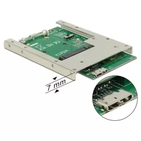   Delock USB-A 3.0 -> mSATA F/F adapter 2,5"-os beépítókerettel