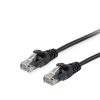 Equip Kábel - 625450 (UTP patch kábel, CAT6, fekete, 1m)