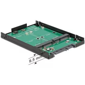   Delock ADA Delock 62594 2,5"-s 22 pol. SATA > 2x mSATA RAID támogatással átalakító
