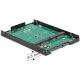 Delock ADA Delock 62594 2,5"-s 22 pol. SATA > 2x mSATA RAID támogatással átalakító