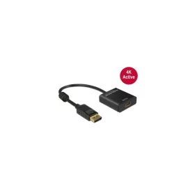   Delock Átalakító - 62607 (Displayport 1.2 -> HDMI, 4K@30Hz, 3D, DTS, HDCP, aktív, fekete)