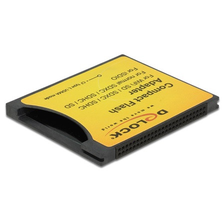 Delock FL Delock 62637 CF > iSDIO (WIFI SD)/SDHC/SDCX memóriakártyákhoz adapter