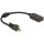 Delock ADA Delock 62638 mini Displayport 1.2-dugós csatl. csavarral > Displayport-csatl.hüvely 4K adapter