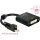 Delock ADA Delock 62639 mini Displayport 1.2-dugós csatl. csavarral > DVI-csatl.hüvely 4K aktív adapter - Fekete