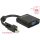 Delock ADA Delock 62641 mini Displayport 1.2-dugós csatl. csavarral > VGA-csatl.hüvely adapter - Fekete