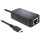 Delock ADA Delock 62642 SuperSpeed USB 3.1 Type-C csatl. dugó > Gigabit LAN 10/100/1000 adapter
