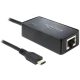 Delock ADA Delock 62642 SuperSpeed USB 3.1 Type-C csatl. dugó > Gigabit LAN 10/100/1000 adapter