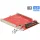 Delock ADA Delock 62725 2.5” átalakító U.2 SFF-8639 > M.2 NVMe M aljzat - 7 mm