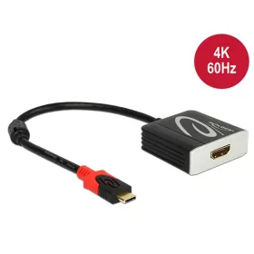   Delock Átalakító - 62730 (USB Type-C™ -> HDMI, 4K@60Hz, 3D, HDCP, fekete)