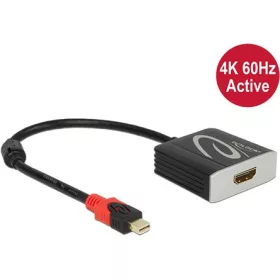   Delock ADA Delock 62735 mini Displayport 1.2 dugós csatl. > HDMI csatl. hüvely 4K aktív adapter