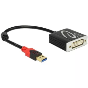   Delock ADA Delock 62737 USB3.0 A csatl. dugó > DVI csatl. hüvely adapter