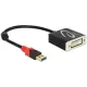Delock ADA Delock 62737 USB3.0 A csatl. dugó > DVI csatl. hüvely adapter