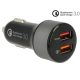 Navilock 62739 univerzális autós töltő adapter (QC3.0)