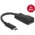Delock ADA Delock 62748 Adapter USB Type-C csatlakozódugóval > Displayport csatlakozóhüvellyel (DP váltakozó mód) 4K