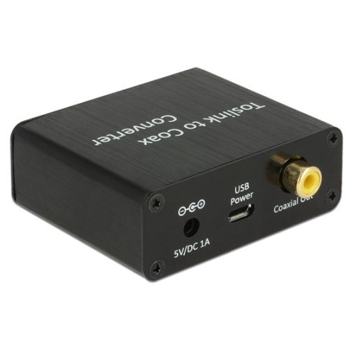 Delock ADA Delock 62789 Converter Digital Audio TOSLINK > Coaxial