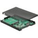 Delock ADA Delock 62866 2.5”-os SATA-átalakító, 22 tus > 1 x M.2 B-kulcs nyílás + 1 x mSATA - 9,5 mm