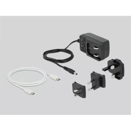 Delock ADA Delock 63084 USB-C 3.2 dokkoló állomás 2 x 2.5” SATA HDD / SSD-hez klón funkcióval