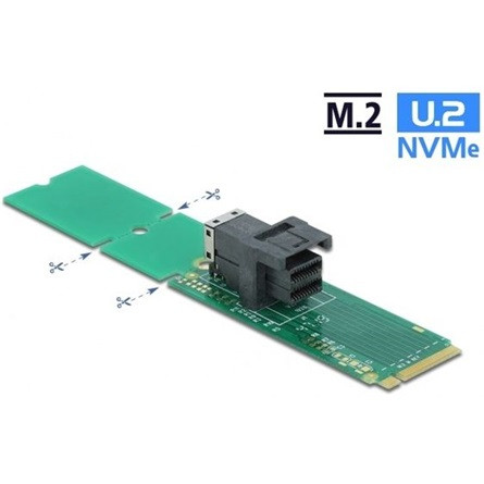 Delock M.2 M -> SFF-8643 M/F adapter NVMe 22110/2280/2260