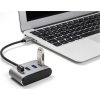 Delock 4 portos USB 3.2 Gen 1 hub USB Type-A csatlakozóval   USB Type-A portok a tetején