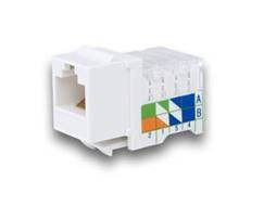 LEGRAND RJ45 Keystone port Cat6 árnyékolatlan (UTP) C110 csatlakozós 180° 250Mhz
