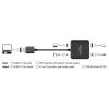 Delock Átalakító - 63276 (HDMI-A, USB Micro-B -> HDMI-A, 3,5 Jack, Toslink, fekete)