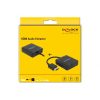 Delock Átalakító - 63276 (HDMI-A, USB Micro-B -> HDMI-A, 3,5 Jack, Toslink, fekete)