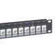 LEGRAND üres keystone patch panel 1U-19" árnyékolt (STP) 24xRJ45 port fogadására