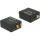 Delock S/PDIF Coaxial Toslink Standard USB-B 2.0 micro -> 2db RCA F/F adapter fekete