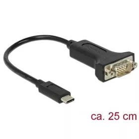   Delock ADA Delock 63908 USB-C > 1 db soros DB9 RS-232 adapter