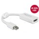 Delock ADA Delock 63935 Mini DisplayPort 1.4 adapter HDMI 4K 60Hz HDR funkcióval passzív - fehér