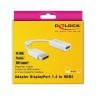 Delock Átalakító - 63936 (Displayport 1.4 -> HDMI 4K 60Hz-hez HDR, apa/anya, passzív, fehér)