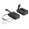 Delock ADA Delock 63941 USB-C adapter VGA-hoz (DP Alt Mode) - kulcstartón