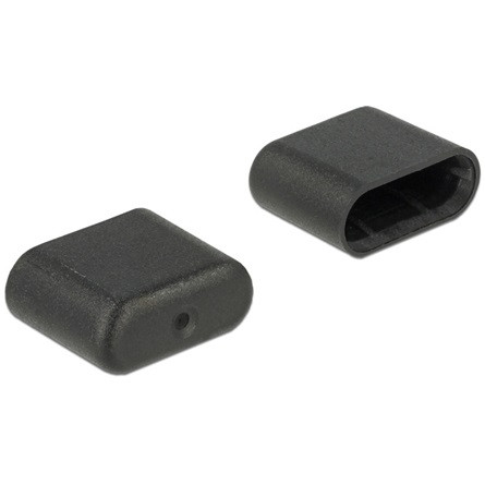Delock USB-C - USB-C védősapka fekete 10db